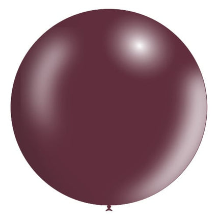 Palloncino gigante rosso bordeaux XL metallizzato 91 cm