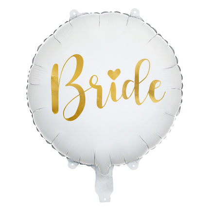 Palloncino ad elio Sposa Bianco Vuoto 45 cm