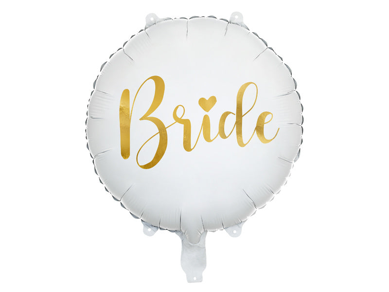 Palloncino ad elio Sposa Bianco Vuoto 45 cm