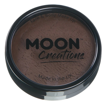 Moon Creations Pro Face Paint Cake Pots Marrone Scuro 36g