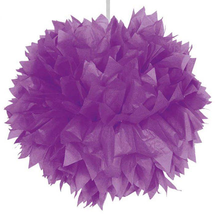 Pompon viola 30 cm