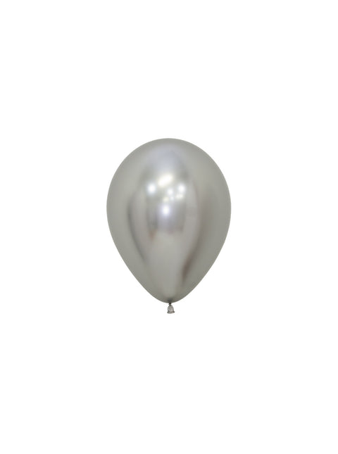 Palloncini Reflex Silver 12cm 50pz