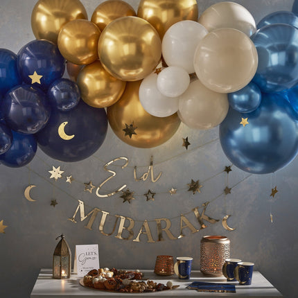 Palloncini Ramadan Eid Mubarak 30cm 5pz