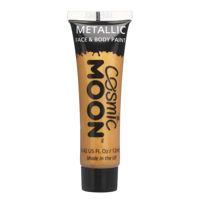 Cosmic Moon Metallic Face Paint Oro 12ml