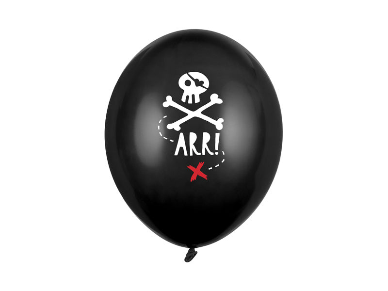 Palloncini Pirata Neri 30cm 6pz