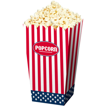 Ciotole per popcorn Usa Party 4 pezzi