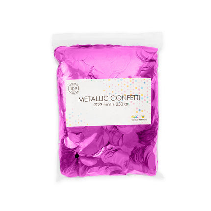 Coriandoli fucsia metallizzati 250gr