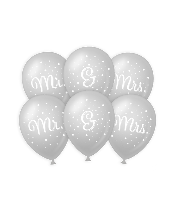 Palloncini matrimonio Mr & Mrs 30cm