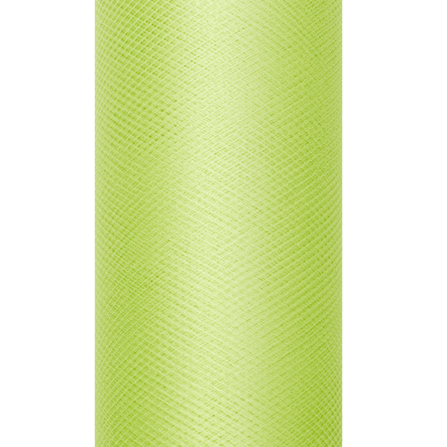 Rotolo di tulle verde lime 15cm 9m