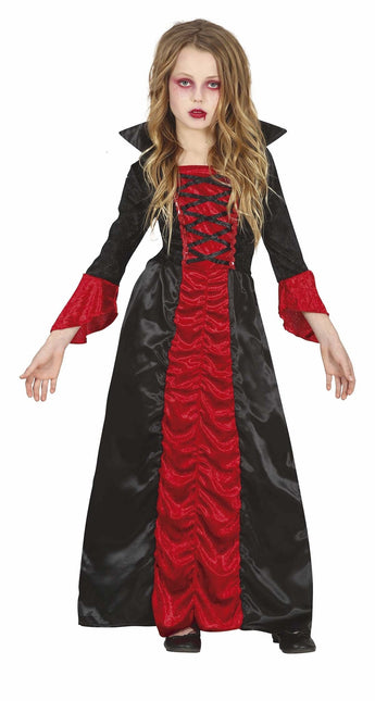 Costume da vampiro per Halloween da ragazza rosso