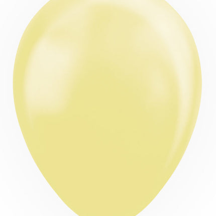 Palloncini gialli pastello Macaron 30cm 25pz