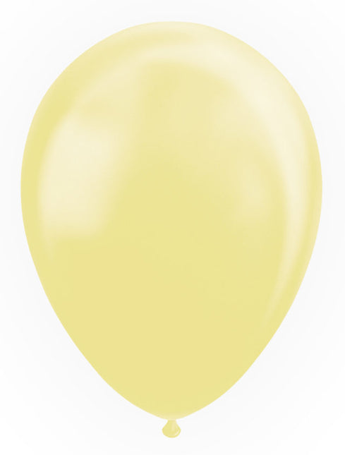 Palloncini gialli pastello Macaron 30cm 25pz