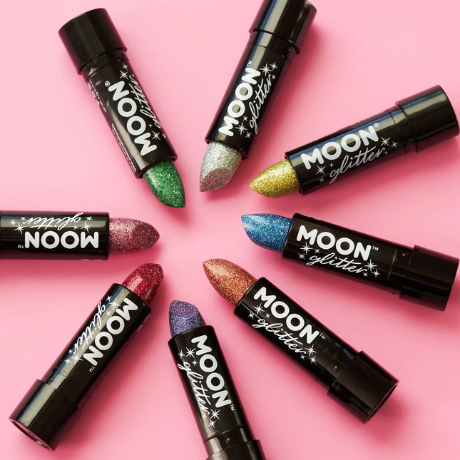 Moon Glitter Holographic Glitter Lipstick Silver 4.2g