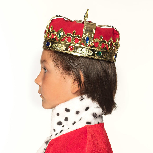 Corona del re bambino 22 cm