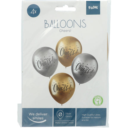 Palloncini Cheers 33cm 4pz