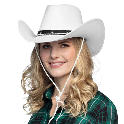 Cappello da cowboy bianco