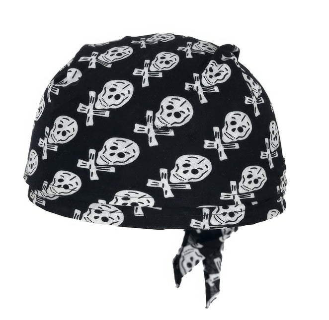 Bandana pirata in bianco e nero