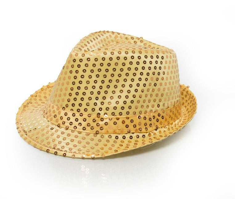 Cappello Glitter Oro