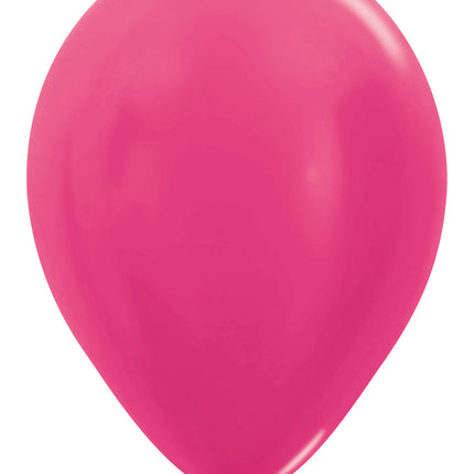 Palloncini metallizzati fucsia 30cm 12pz