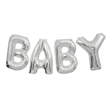 Palloncino in foil Baby Silver 35cm