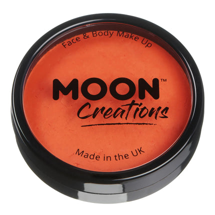 Moon Creations Pro Face Paint Cake Pots Arancione Scuro 36g