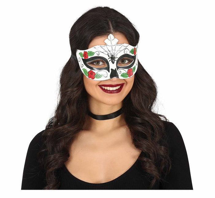 Maschera occhi Halloween Spider