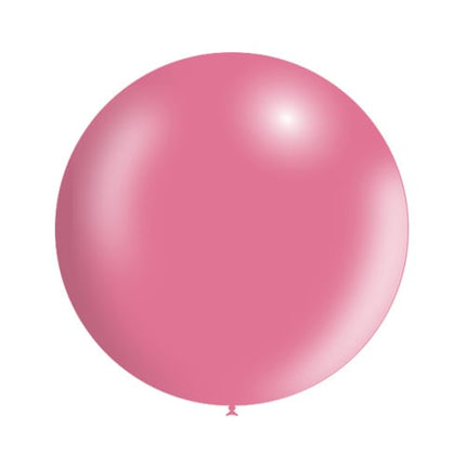 Palloncino gigante rosa metallizzato 60 cm