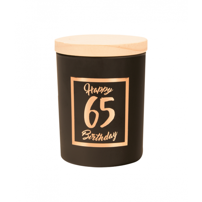 Candela profumata 65 Years Black 8cm