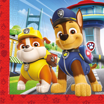 Tovaglioli Paw Patrol 2 strati 33cm 20pz