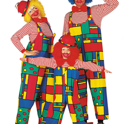 Vestito da clown Bambino Mondrian