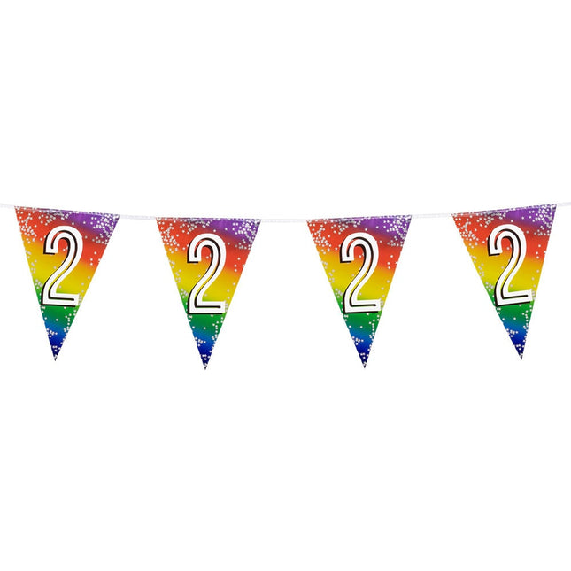 Ghirlanda arcobaleno 2 anni 6m