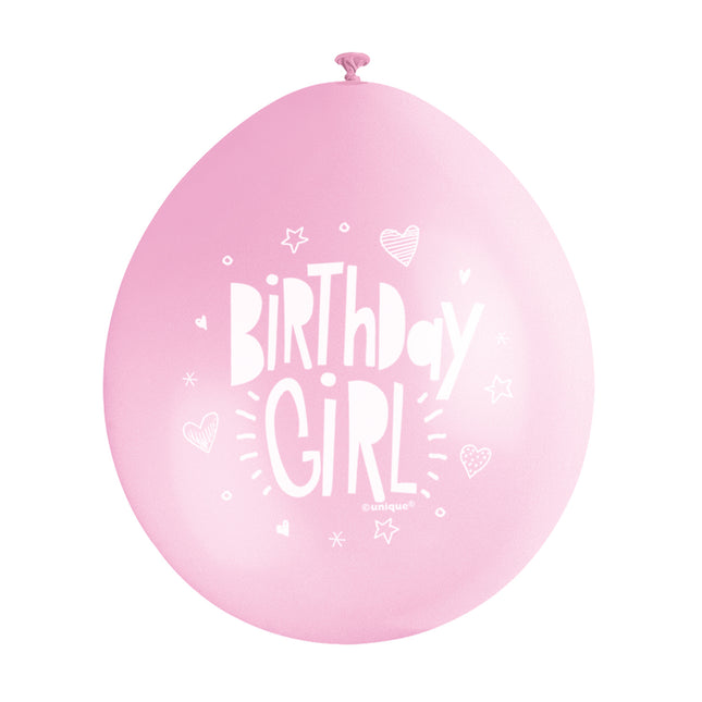 Palloncini Compleanno Ragazza 28cm 10pz