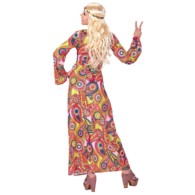 Abito Hippie 60S da donna con corsetto