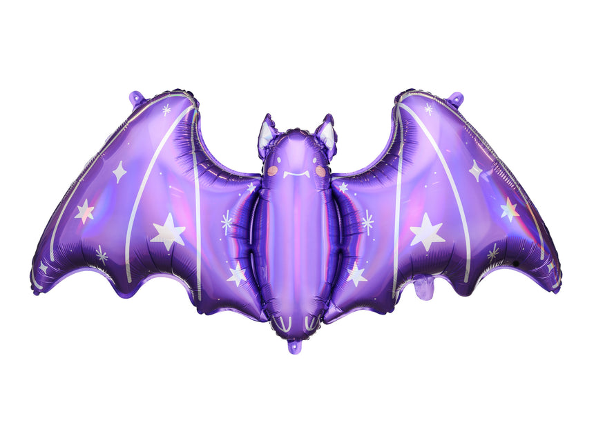 Palloncino ad elio viola Halloween Bat vuoto 51 cm