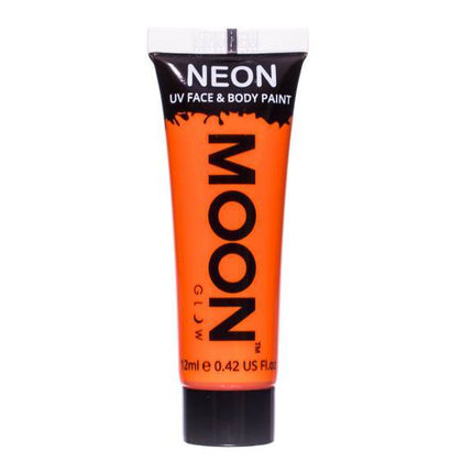 Moon Glow Intense Neon UV Face Paint Arancione Intenso