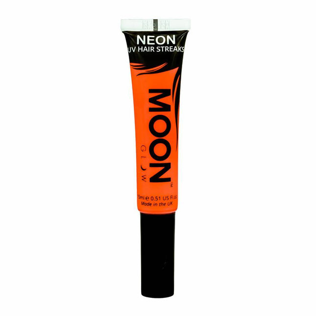 Moon Glow Neon UV Strisce per capelli arancione intenso