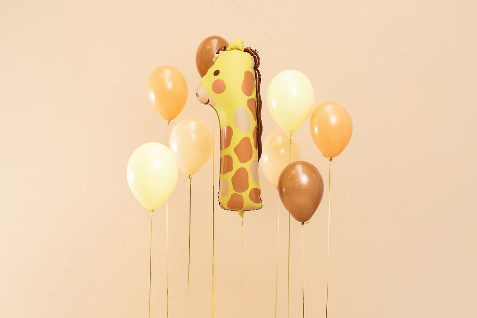 Palloncino ad elio 1 anno Giraffa vuoto 82 cm