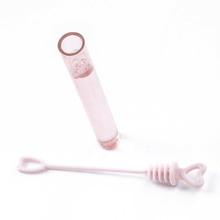 Soffiatore di bolle Cuore Rosa 48pz