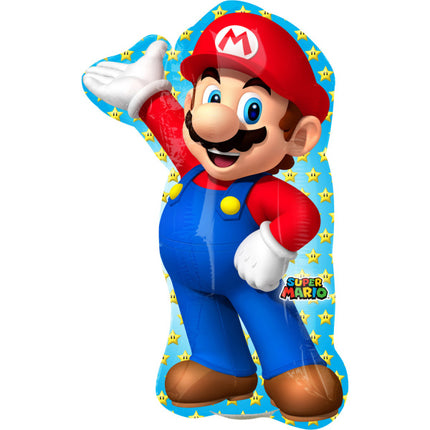 Palloncino ad elio Super Mario vuoto 30 cm