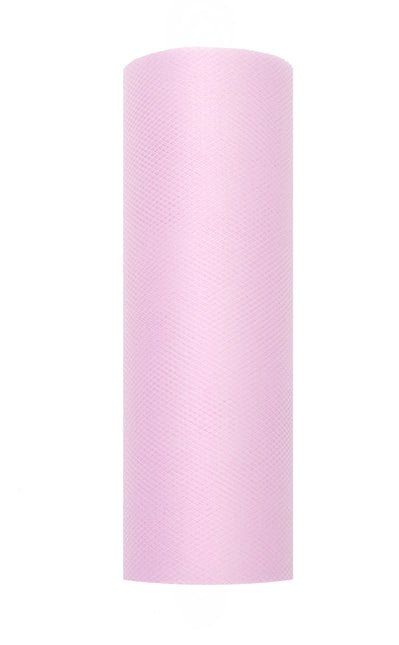 Rotolo di tulle rosa chiaro 15cm 9m