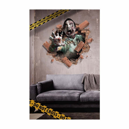 Decorazione murale Halloween Zombie 80 cm