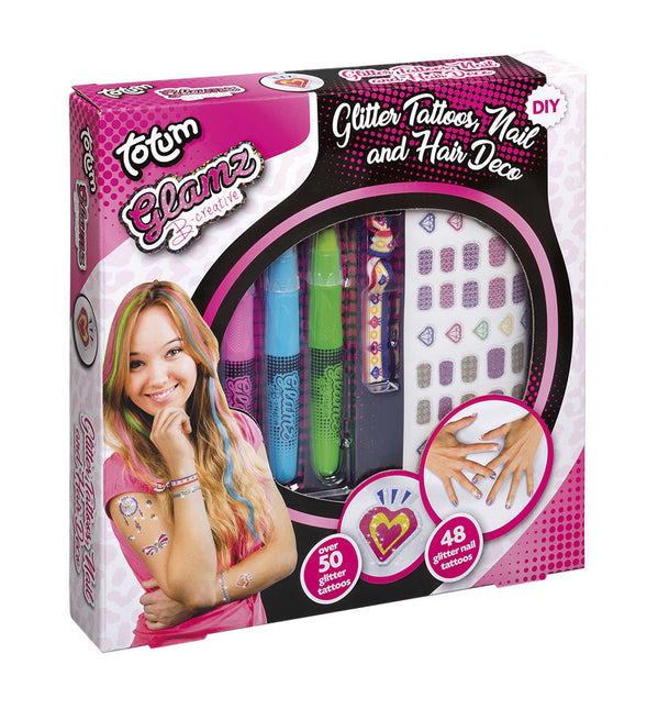 Set per unghie/tatuaggi Glamz