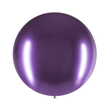 Palloncino gigante viola Cromo 60 cm