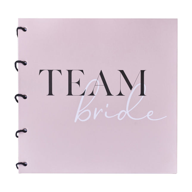 Libro degli ospiti del matrimonio Team Bride 20cm