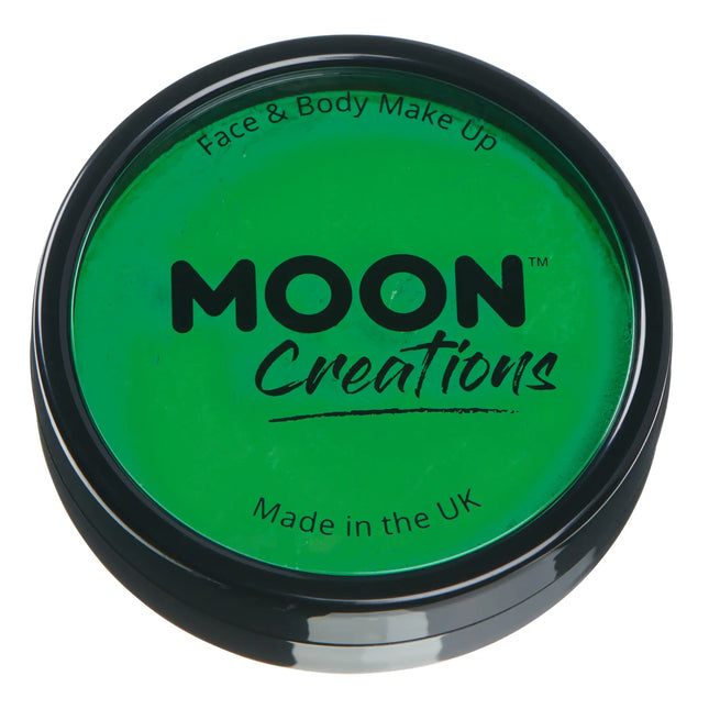 Moon Creations Vaschette per torte Pro Face Paint Verde brillante 36g