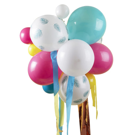 Set di palloncini con foglie