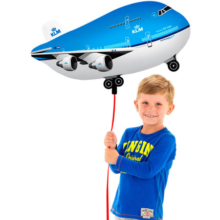 Palloncino ad elio Klm Airplane 95cm vuoto