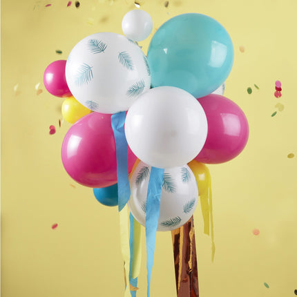 Set di palloncini con foglie