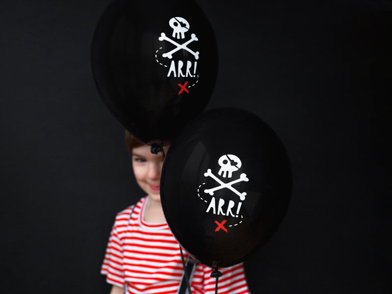 Palloncini Pirata Neri 30cm 6pz