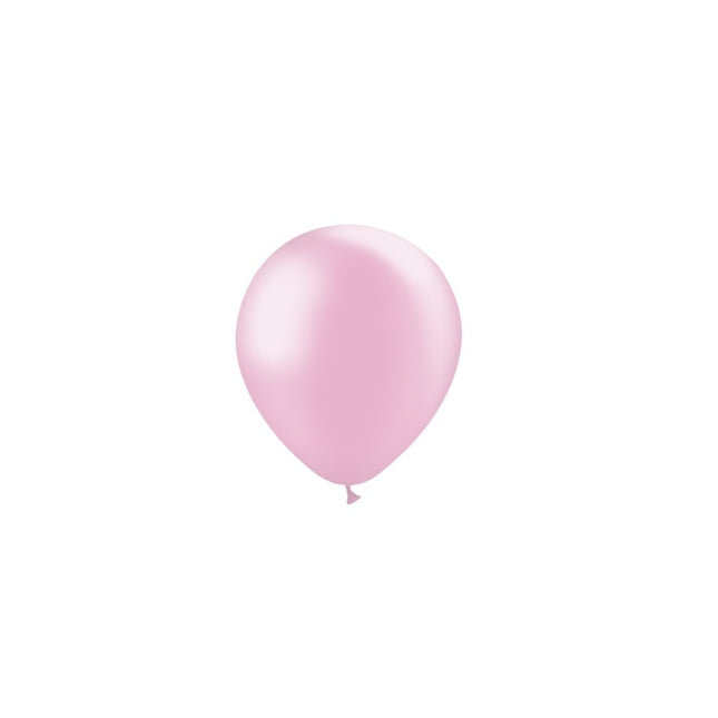 Palloncini rosa chiaro metallizzati 13cm 100pz